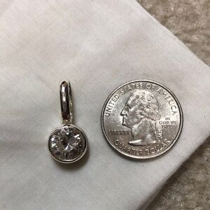 Faux diamond pendant